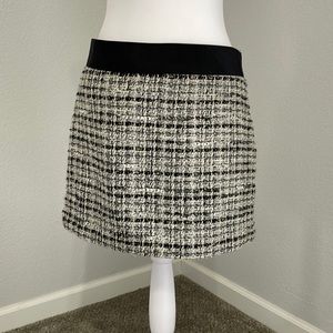 MILLY tweed mini skirt